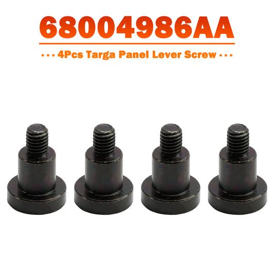 4 Pcs Targa Panel Lever Screw 68004986AA for Jeep Wrangler 2007-2017