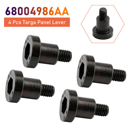 4 Pcs Targa Panel Lever Screw 68004986AA for Jeep Wrangler 2007-2017