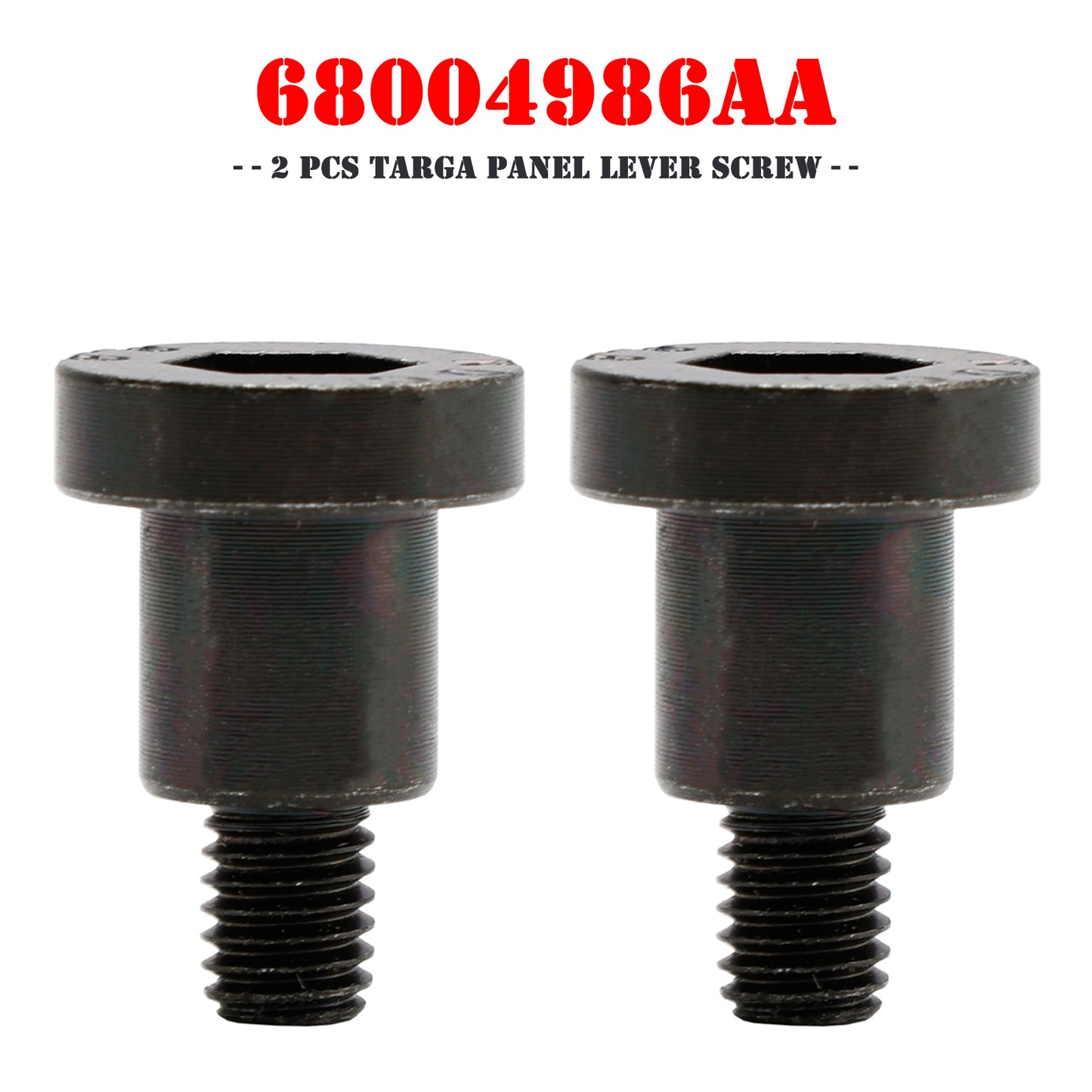 2 Pcs Targa Panel Lever Screw 68004986AA for Jeep Wrangler 2007-2017