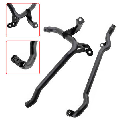 2*Water Engine Heater Inlet Coolant Pipe For BMW E46 E83 X3 E53 X5