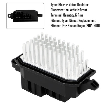 HVAC Heater Blower Regulator Resistor 277A1-4BU0A For Nissan Rogue 2014-2019
