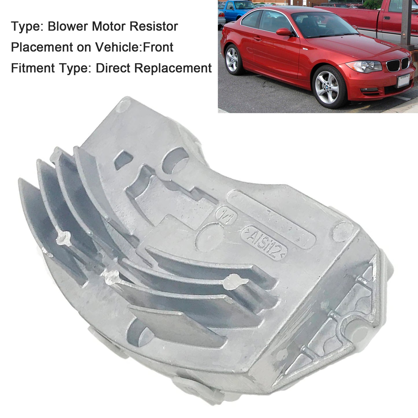 HVAC Heater Blower Regulator Resistor 64119146765 For BMW E90 E91 E92 X1 X3