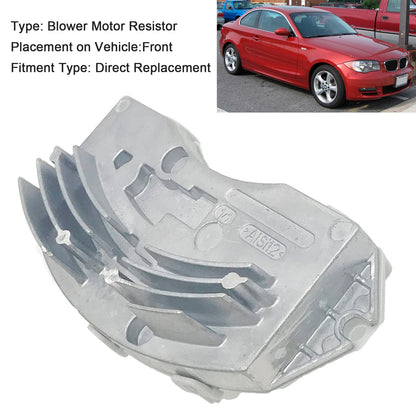 HVAC Heater Blower Regulator Resistor 64119146765 For BMW E90 E91 E92 X1 X3