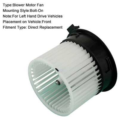 HVAC Blower Motor Fan Front 272261FC0B For Nissan Juke Cube LEAF 2011-2012