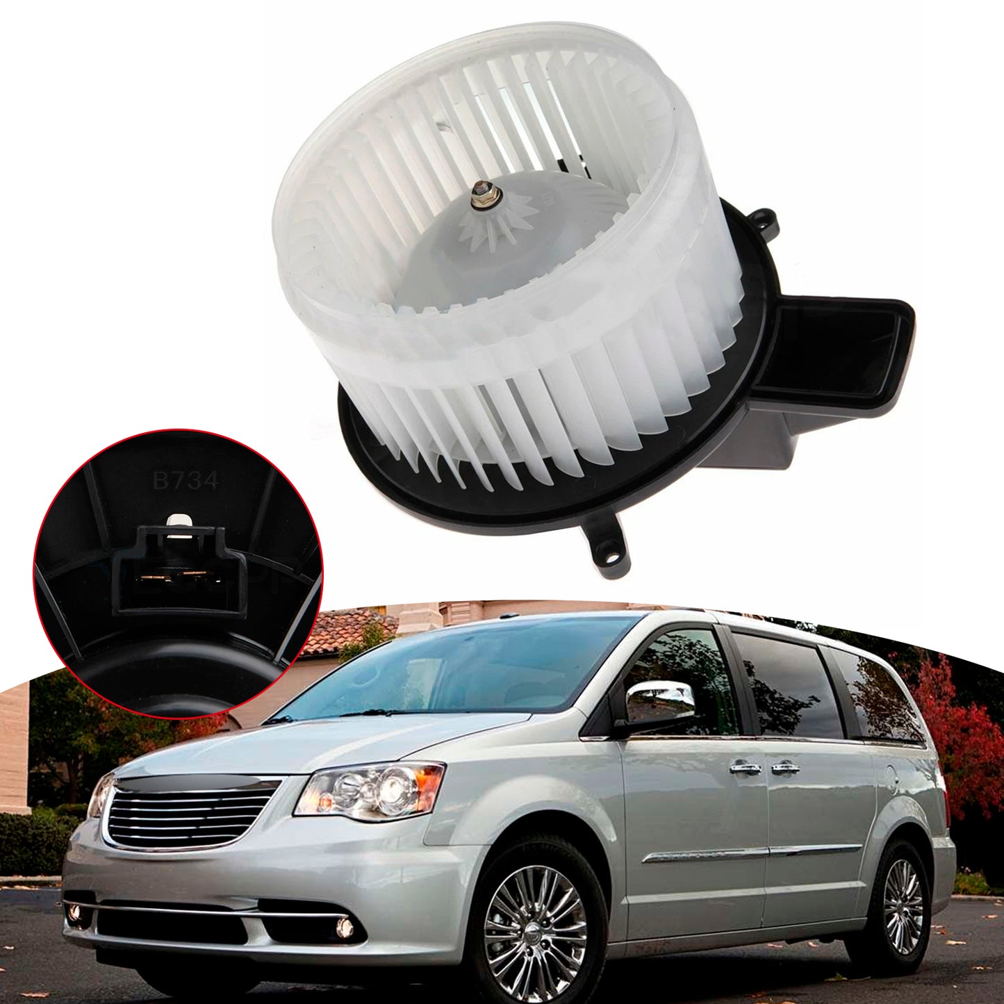 HVAC Blower Motor Fan Front 700216 For Jeep Grand Cherokee