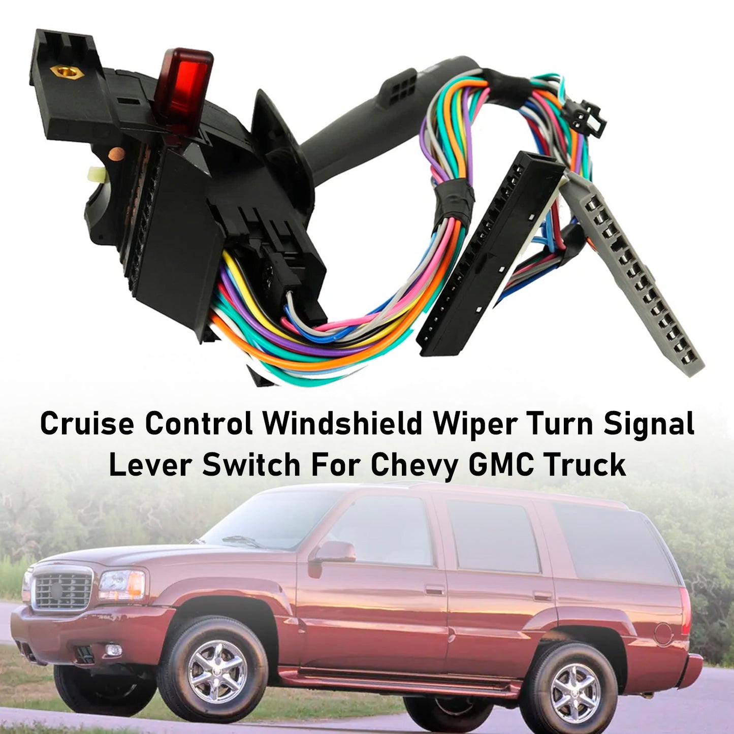 Cruise Control Windshield Wiper Turn Signal Lever Switch For Chevy GMC Truck