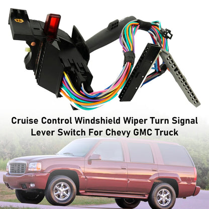 Cruise Control Windshield Wiper Turn Signal Lever Switch For Chevy GMC Truck