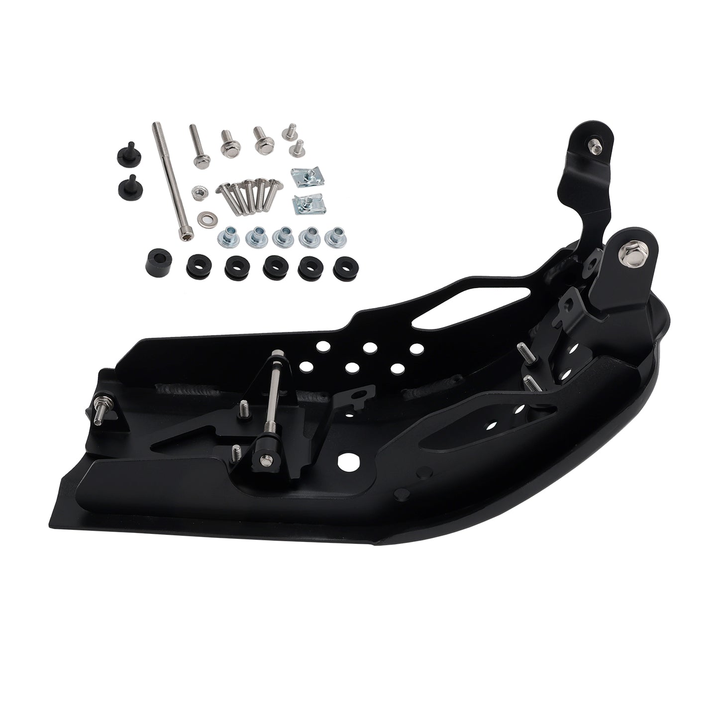 Aluminum Sump Guard Bash Plate Black For Speed 400 Scrambler 400 X 2024-2026