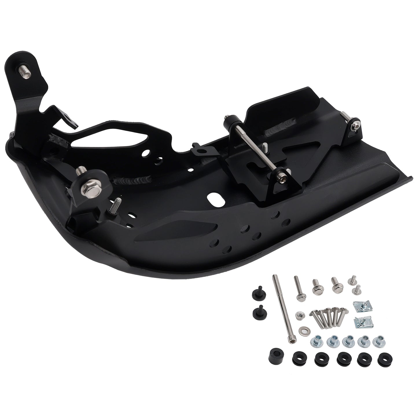 Aluminum Sump Guard Bash Plate Black For Speed 400 Scrambler 400 X 2024-2026