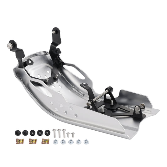 Aluminum Sump Guard Bash Plate Silver For Speed 400 Scrambler 400 X 2024-2026