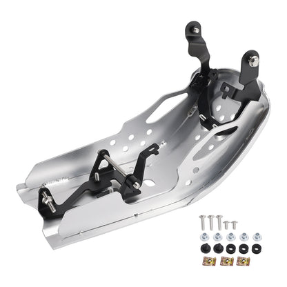 Aluminum Sump Guard Bash Plate Silver For Speed 400 Scrambler 400 X 2024-2026
