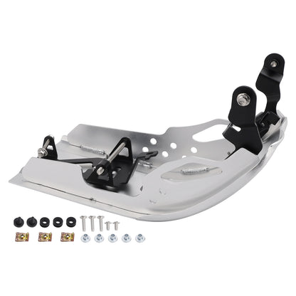 Aluminum Sump Guard Bash Plate Silver For Speed 400 Scrambler 400 X 2024-2026