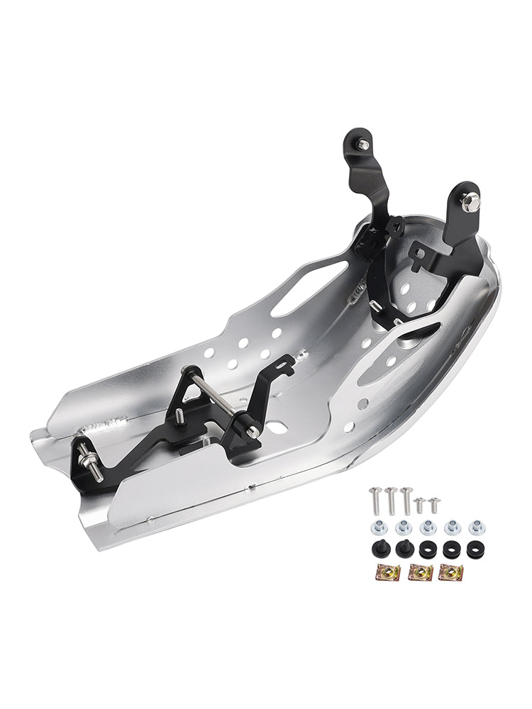 Aluminum Sump Guard Bash Plate Silver For Speed 400 Scrambler 400 X 2024-2026