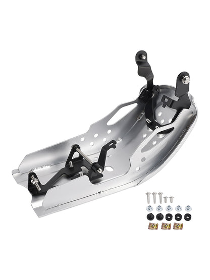 Aluminum Sump Guard Bash Plate Silver For Speed 400 Scrambler 400 X 2024-2026