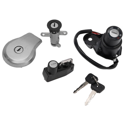 Ignition Key Switch Fuel Cap Helmet Seat Lock Set For Yamaha XV400 Virago 91-94