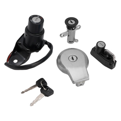 Ignition Key Switch Fuel Cap Helmet Seat Lock Set For Yamaha XV400 Virago 91-94