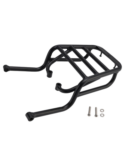 Black Rear Luggage Rack Carrier For Himalayan and Scram 411 2022 2023 2024