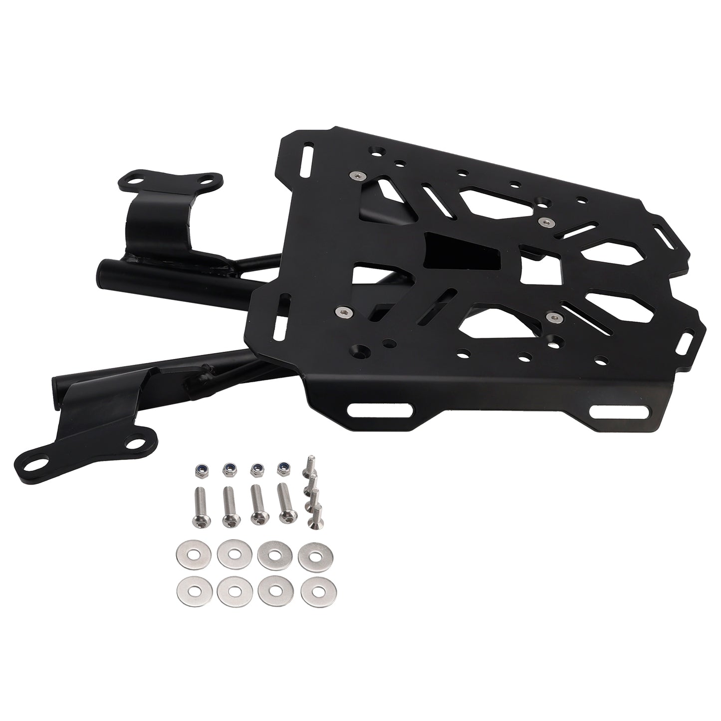 Black Rear Luggage Rack Carrier For Honda NX400 CB400X CB500F CB500X NX500