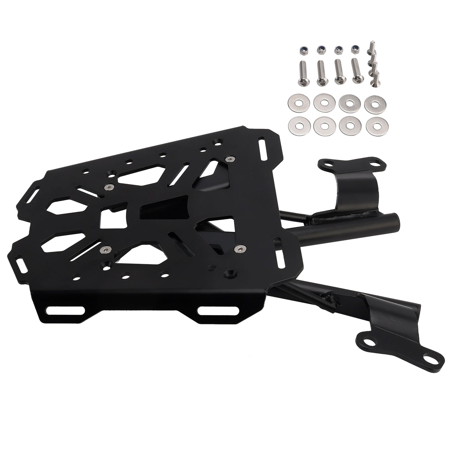 Black Rear Luggage Rack Carrier For Honda NX400 CB400X CB500F CB500X NX500