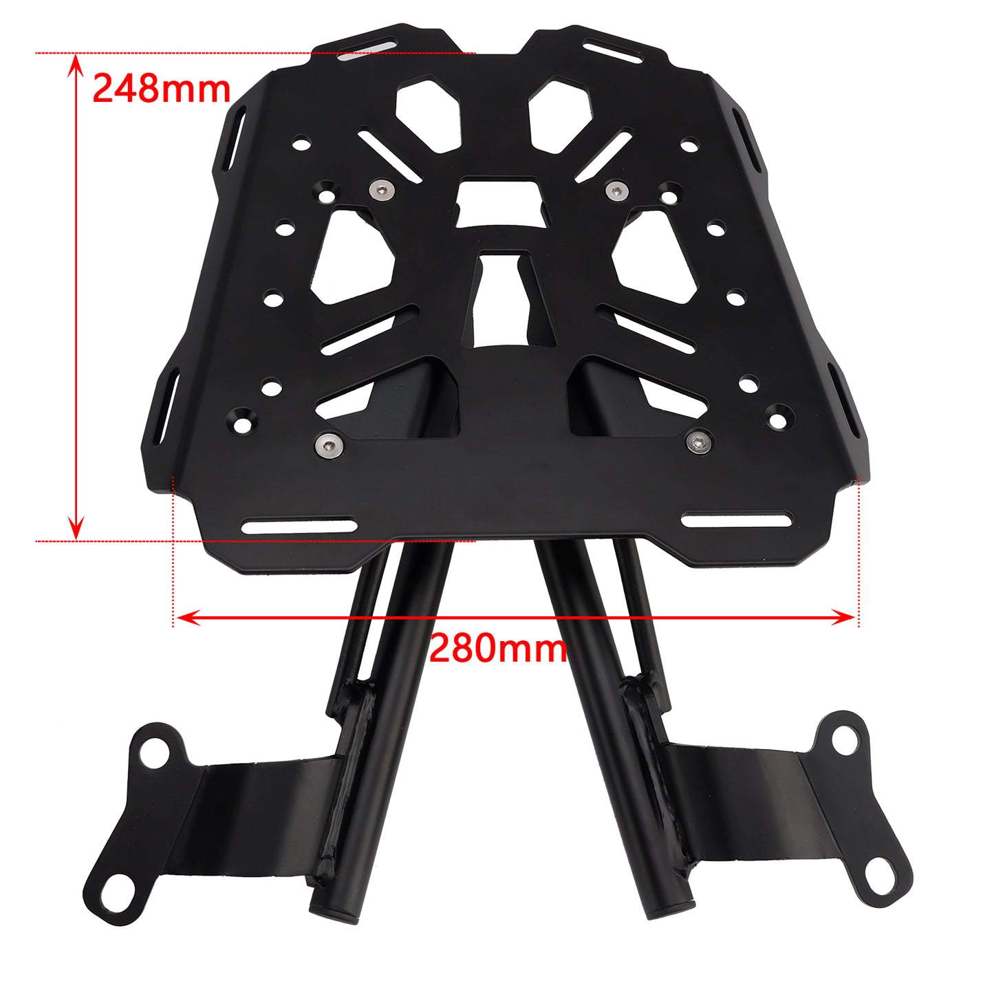Black Rear Luggage Rack Carrier For Honda NX400 CB400X CB500F CB500X NX500