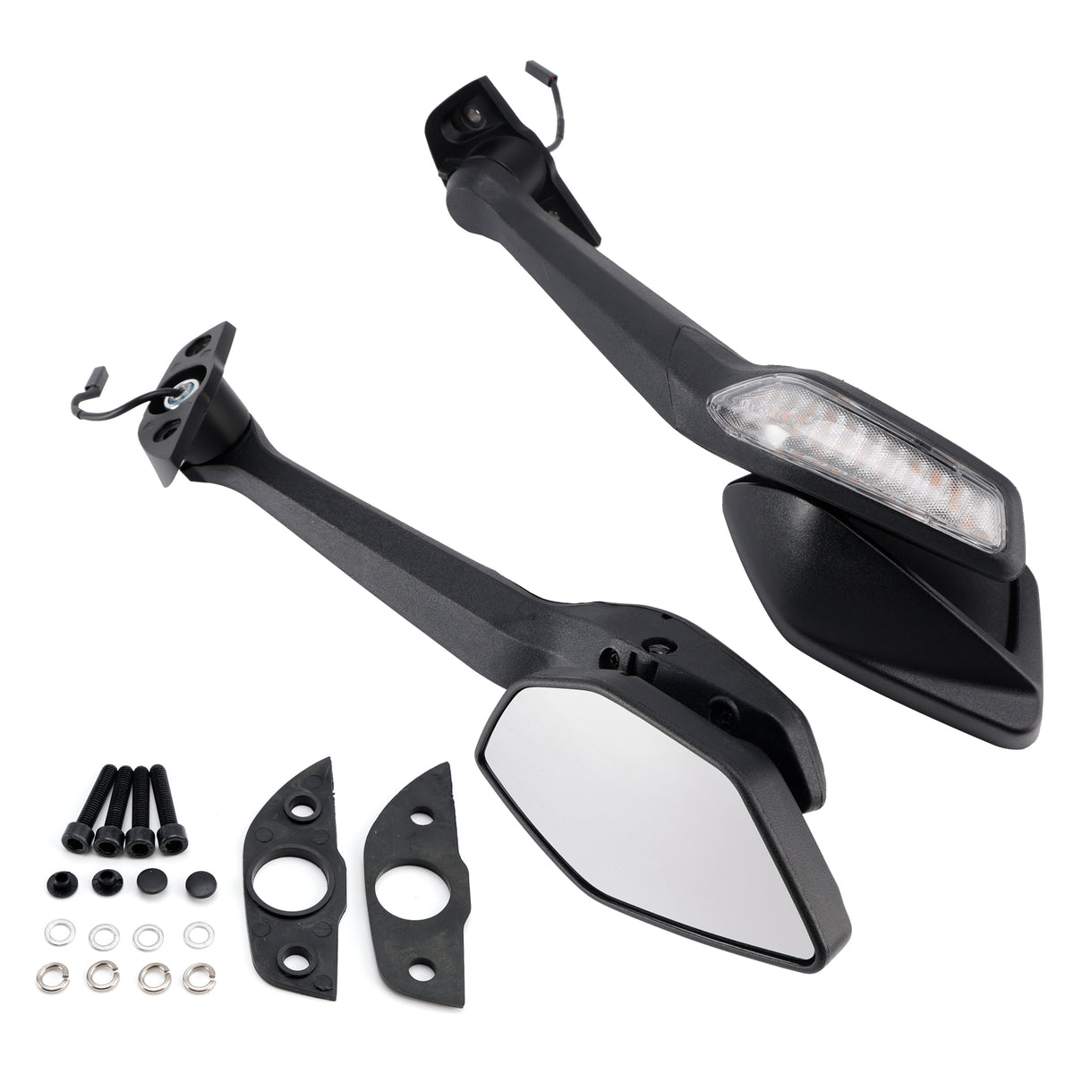 Rear View Mirror with Turn Signals For CFMoto 450SS 450SR 450SRS 2022 - 2025