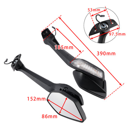 CFMoto 450SR 450SRS 450SS CF400-6 2022-2025 Rear View Mirror with Turn Signals
