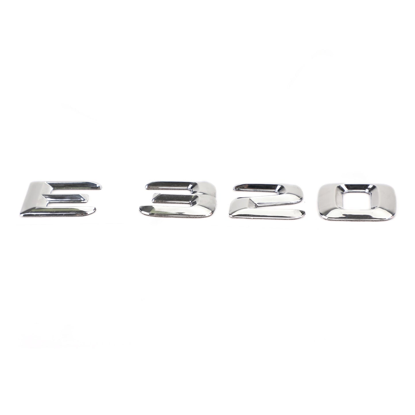 Rear Trunk Emblem Badge Nameplate Decal Letters Numbers Fit Mercedes E320 Chrome
