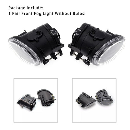 2003-2005 BMW E46 Sedan 330I with ZHP Package Pair Front Fog Light Lamps Without Bulbs 63177894017 63177894018