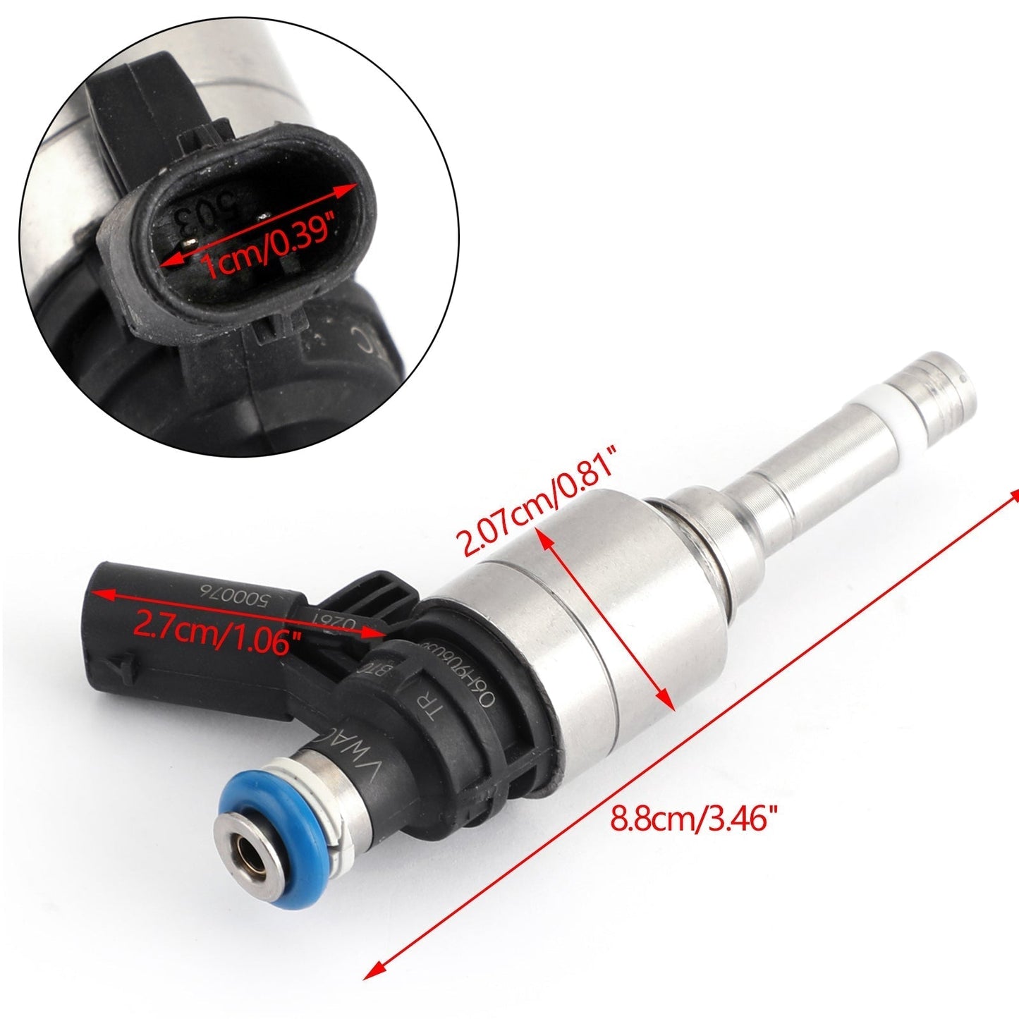 2008-2014 VW GTI 2.0L 4PCS Fuel Injectors 0261500076 06H906036G
