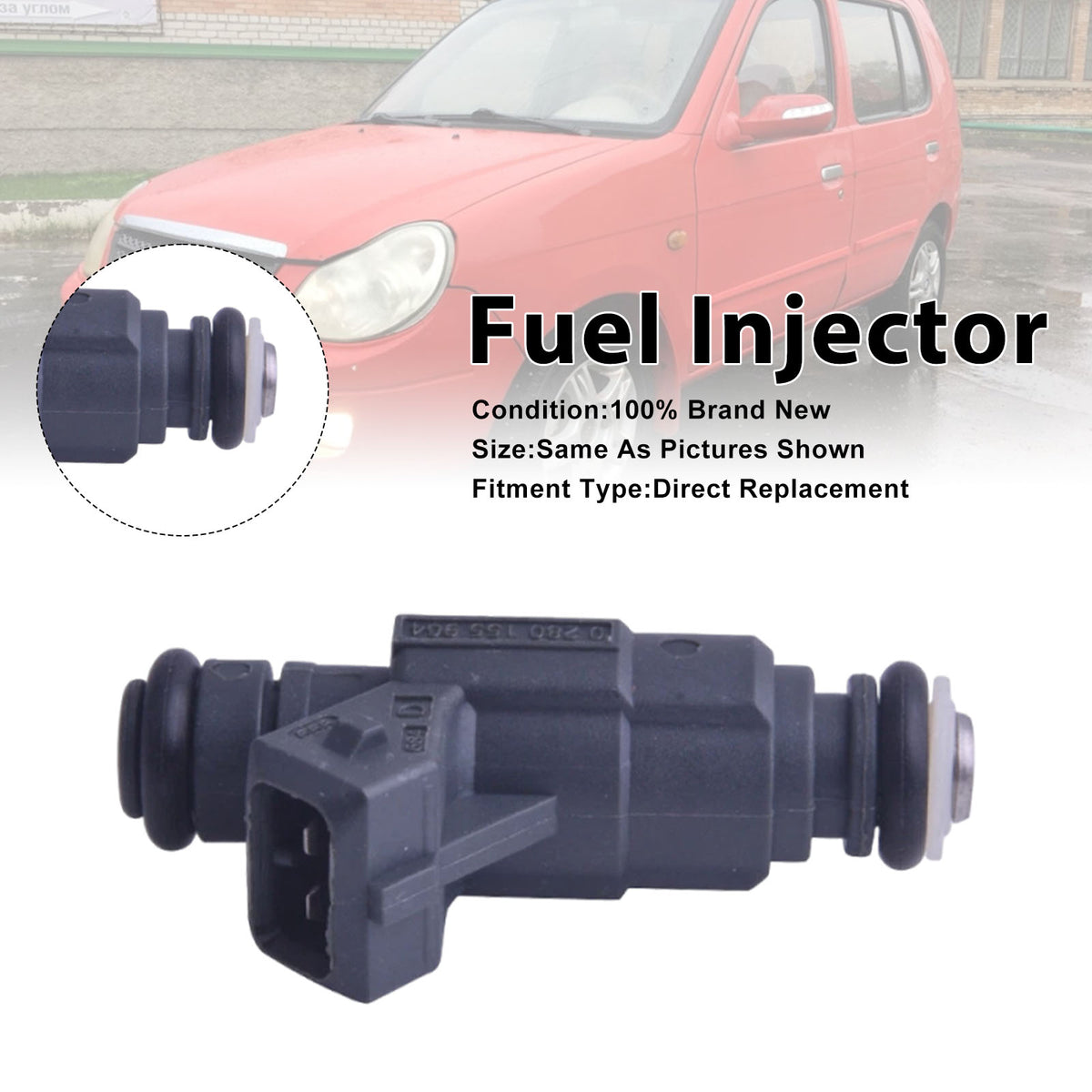Chery QQ 1.1L 2003 1Pcs Fuel Injector