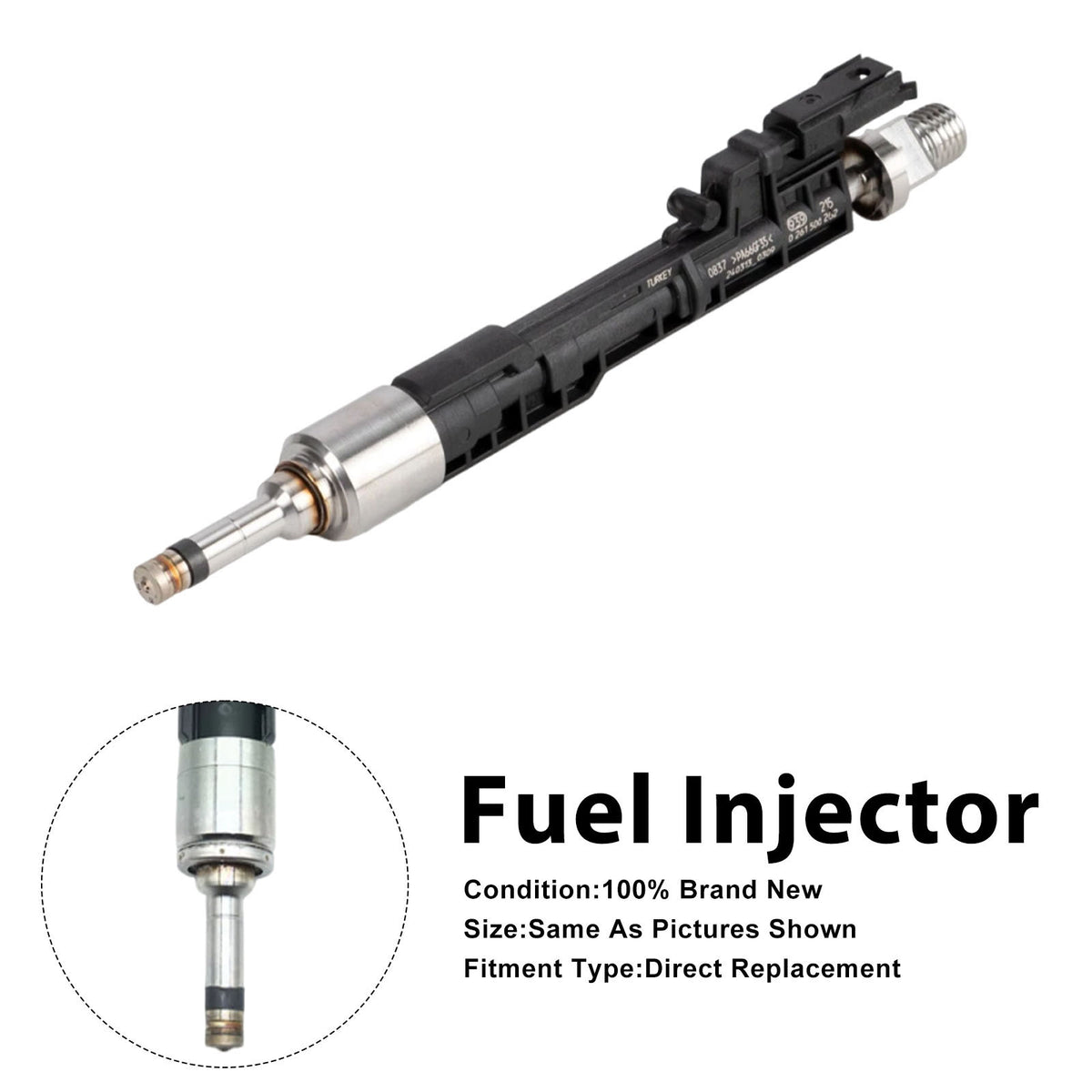 BMW 5 Series F10 M5/M5 Competition/M5 30th Anniversary 4.4L V8 2011-2016 1Pcs Fuel Injector