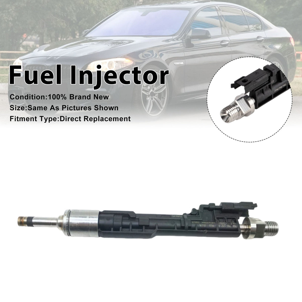 BMW 7 Series F01/F02/F03/F04 750i/750Li/750i xDrive 4.4L V8 2012-2015 1Pcs Fuel Injector