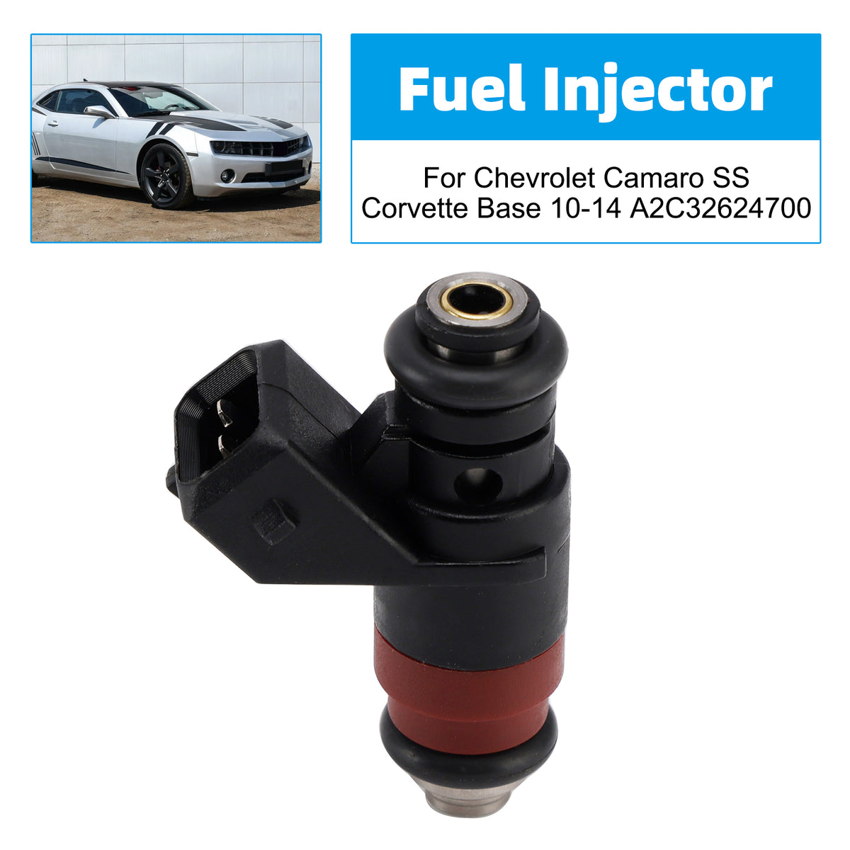 Chevrolet Camaro SS 6.2L V8 2010-2014 1Pcs Fuel Injector