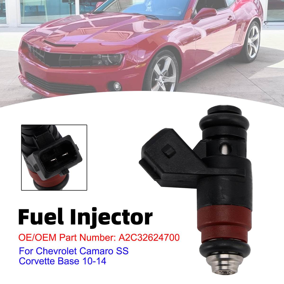 Chevrolet Corvette Base 6.2L V8 2010-2014 1Pcs Fuel Injector