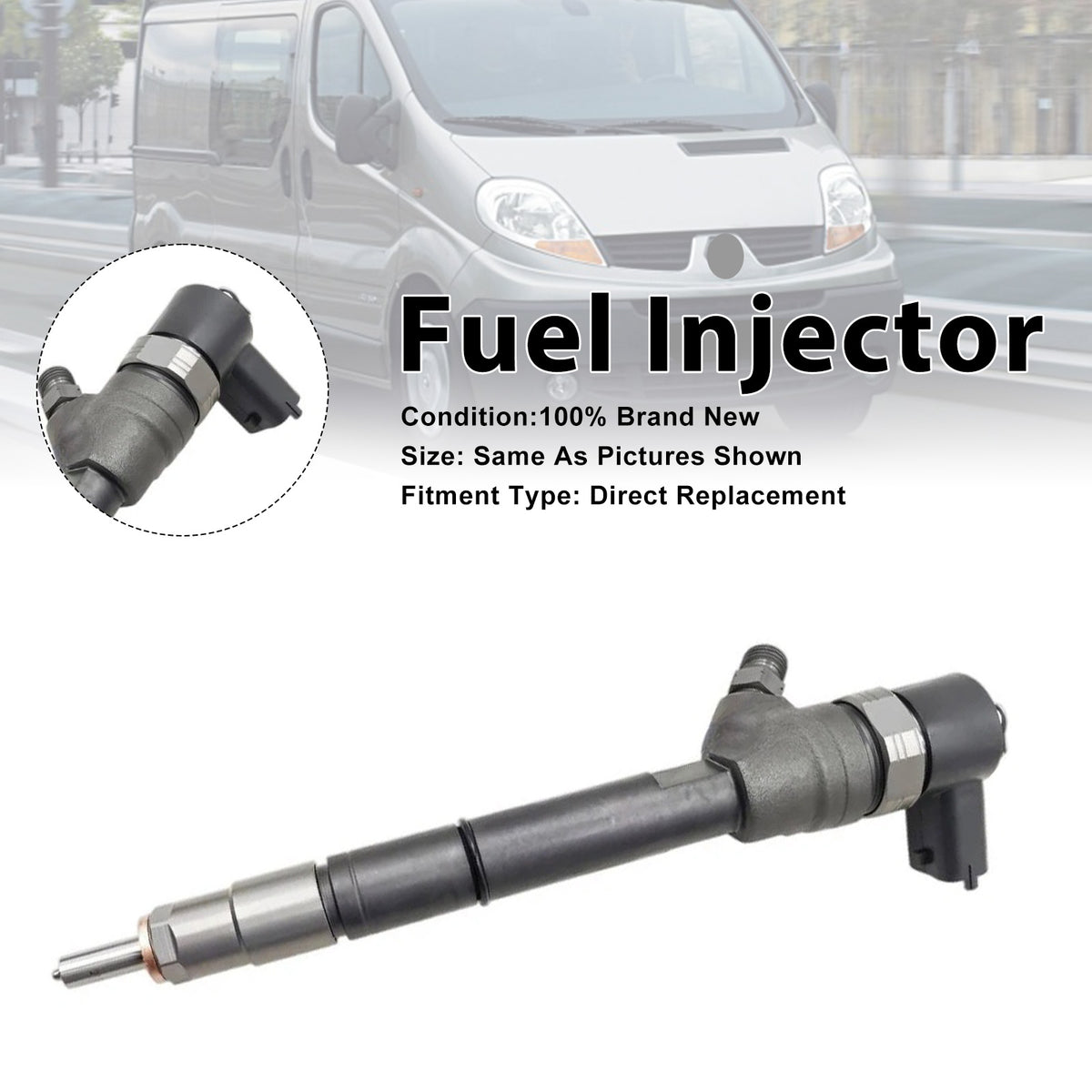 Renault Trafic II 2.0L DCI 1Pcs Fuel Injector