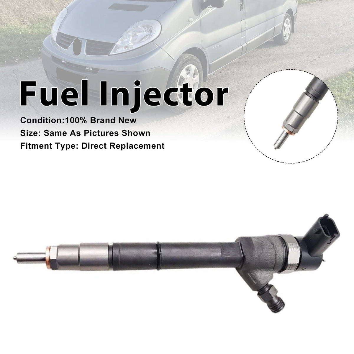 Renault Trafic II 2.0L DCI 1Pcs Fuel Injector