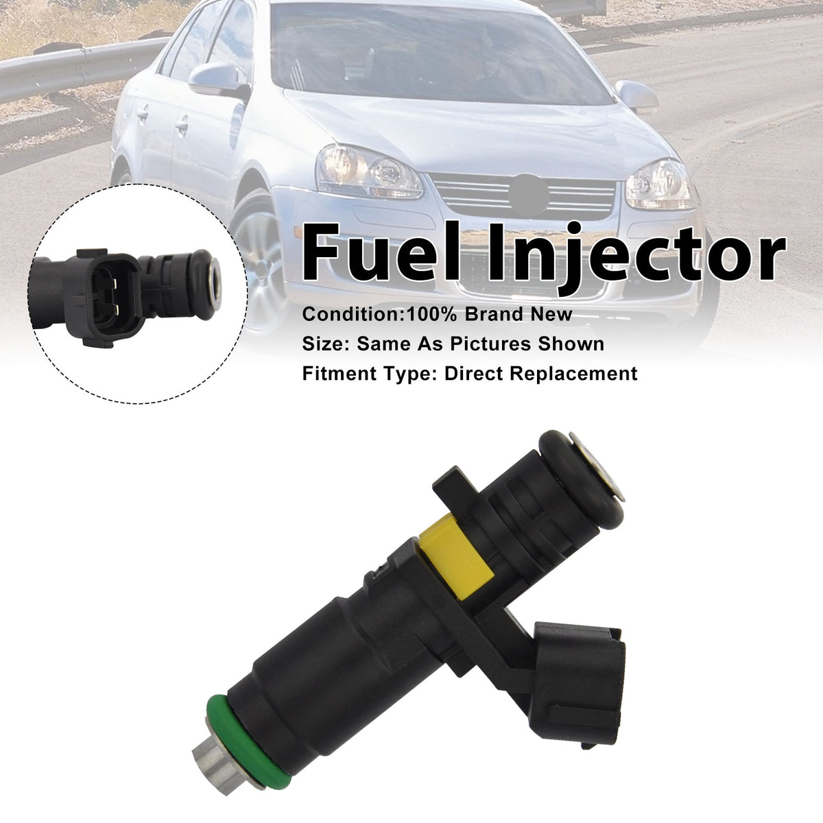 Volkswagen Jetta 2.5 2005-2006 1Pcs Fuel Injector