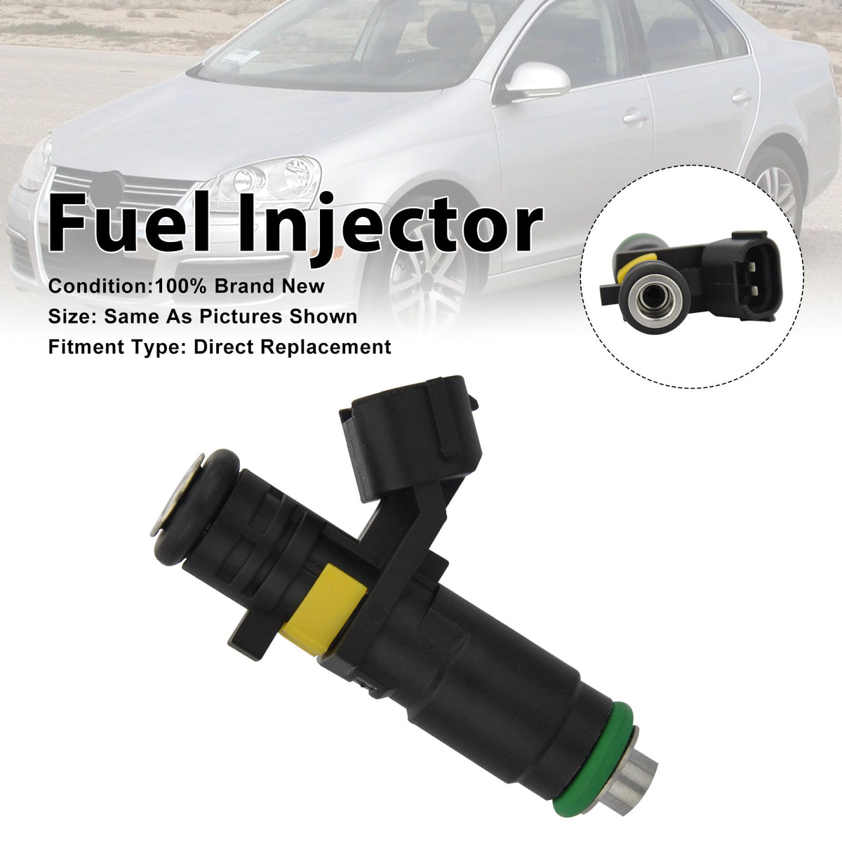 Volkswagen Jetta 2.5 2005-2006 1Pcs Fuel Injector