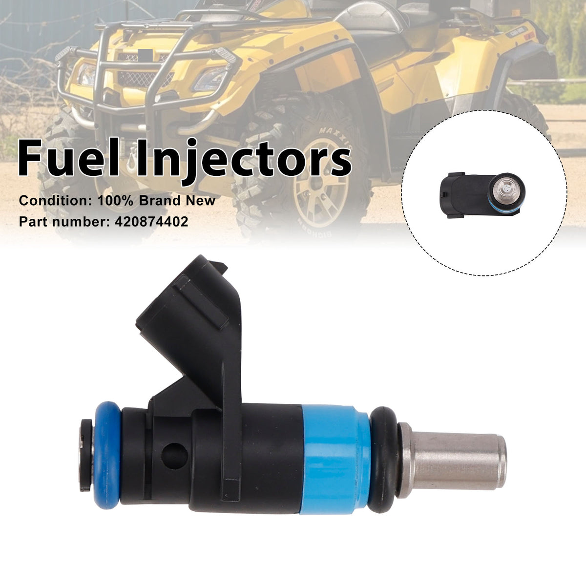 Can-Am DS450/DS450 EFI 2008-2015 420874402 Fuel Injectors