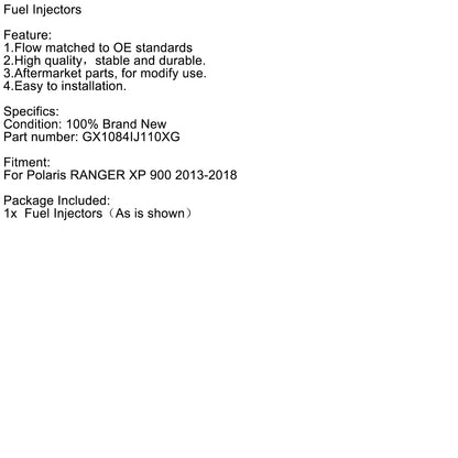 Fuel Injectors GX1084IJ110XG For Polaris Ranger XP 2013-2018