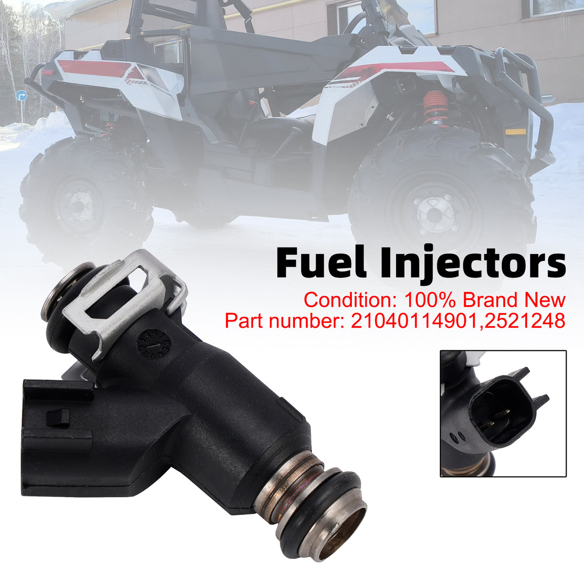 Polaris ACE  2016 21040114901 Fuel Injectors 2521248