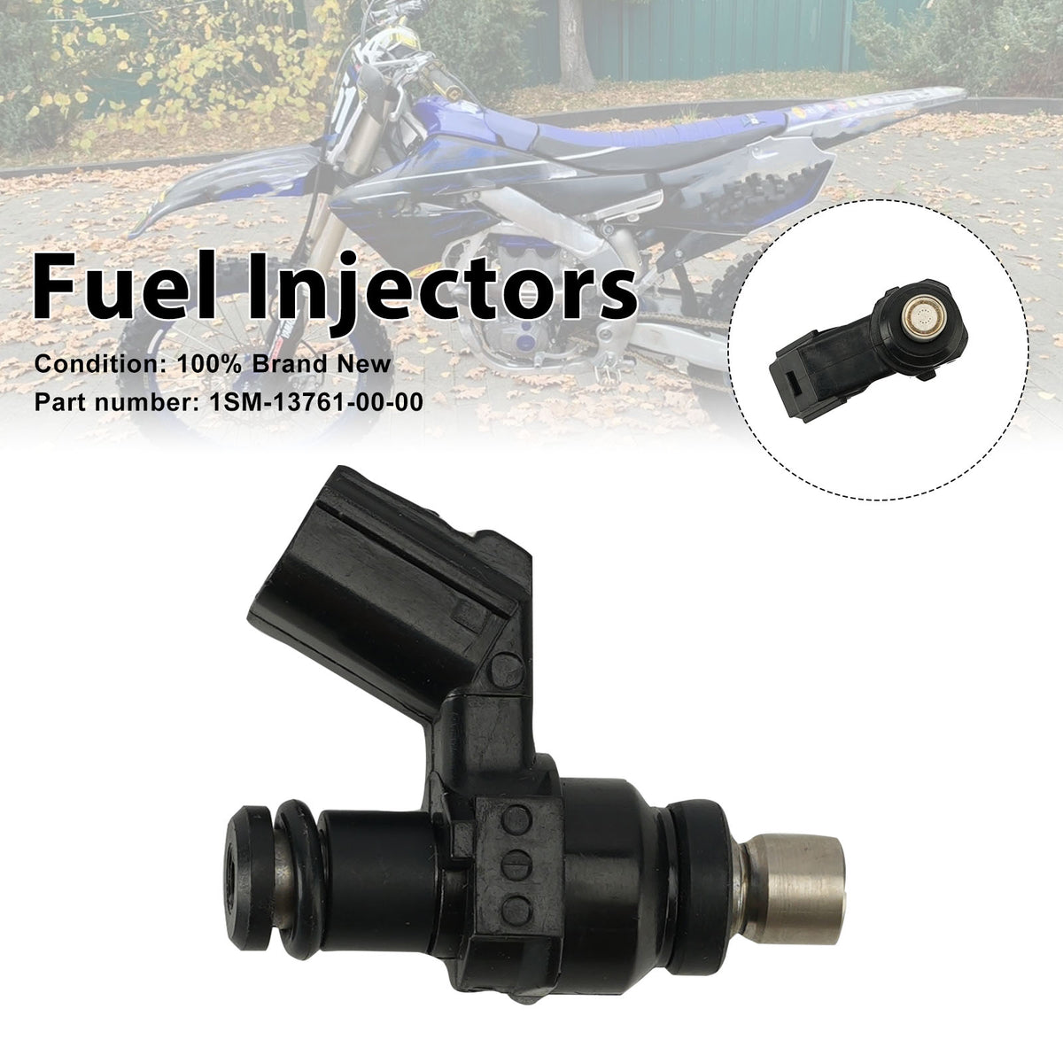 Yamaha YZ250F YZ250FX 2014-2019 Fuel Injectors 1SM-13761-00-00