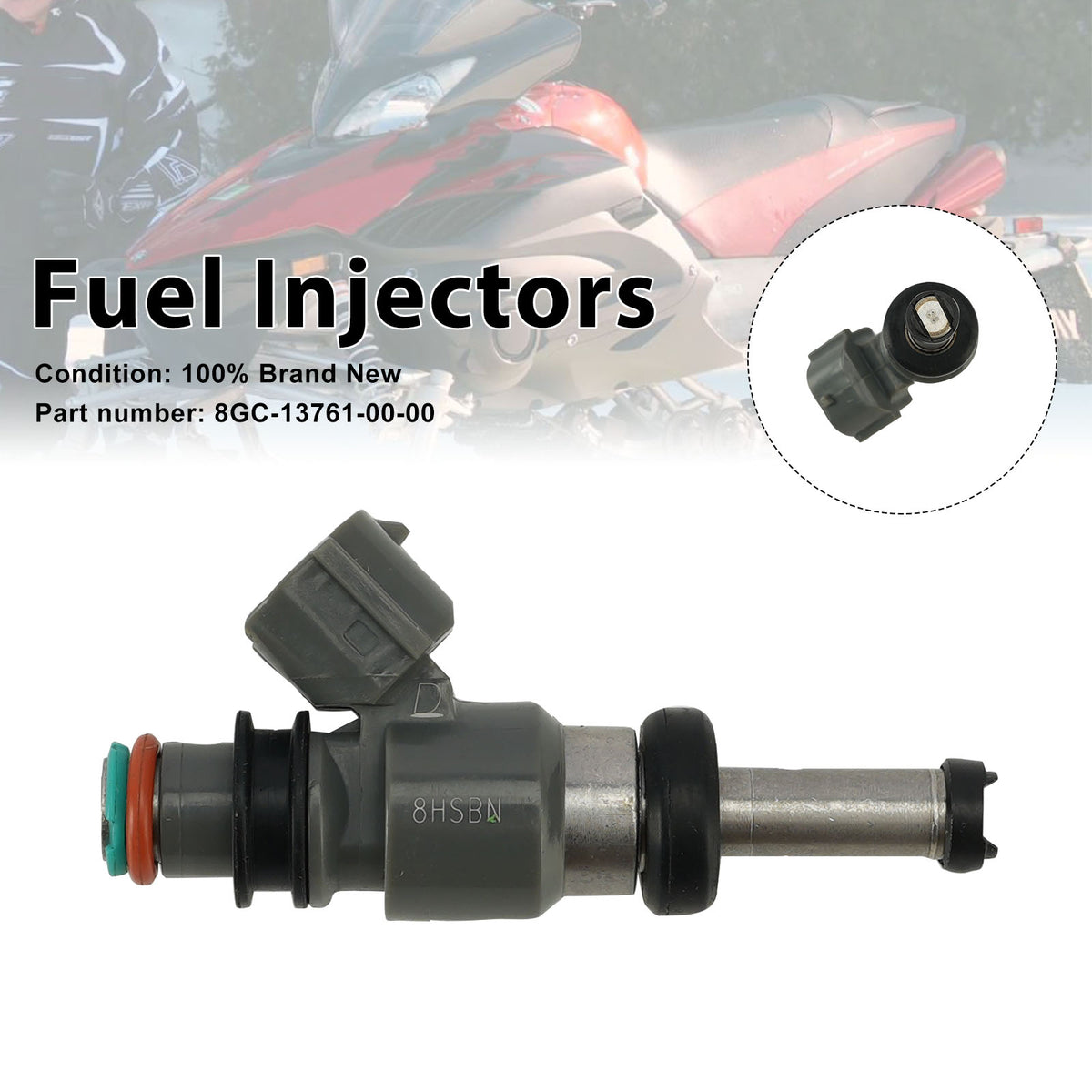 Yamaha 2015-2018 SRVIPER X TX SE Fuel Injectors 8GC-13761-00-00