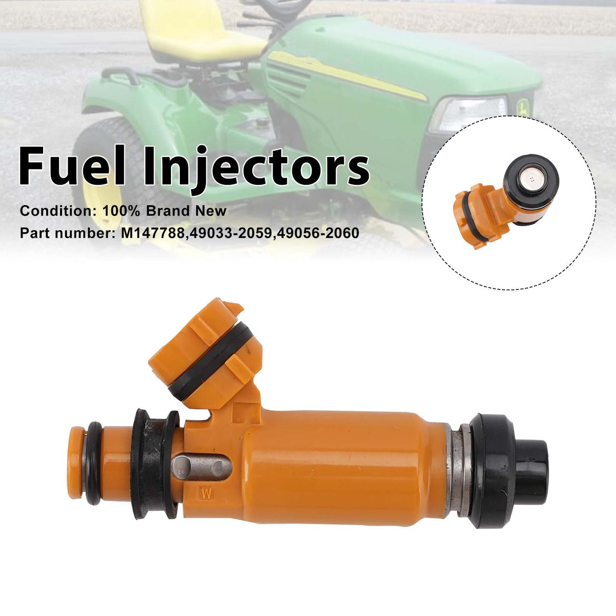 Kawasaki FD711D, FD750D M147788 Fuel Injectors 49033-2059 49056-2060