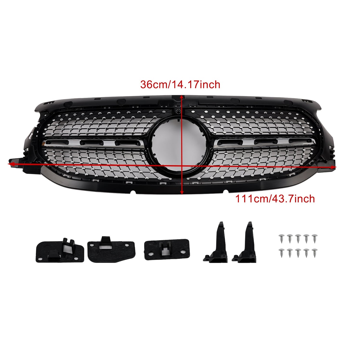 2020-2023 Mercedes-Benz GLA-Class H247 Diamond Front Grille Grill