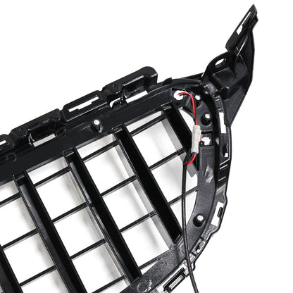 2015-2021 Mercedes Benz C-Class W205 C200 C250 C300 C350 Chrome Front Bumper Grill Grille W/LED