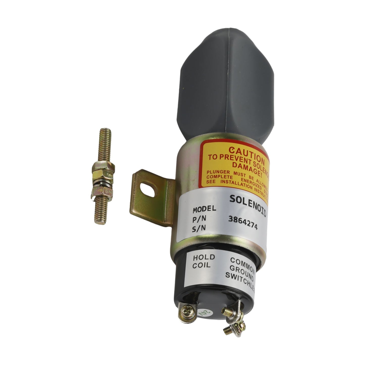 Cummins 1700-2536 1751-24E7U1B1S5A 3864274 24V Stop Shutoff Solenoid