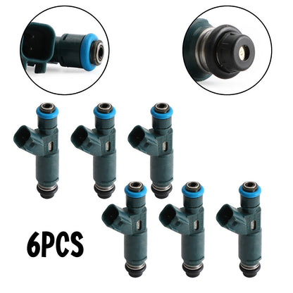 6PCS Fuel Injectors 2M2E-A7B Fit Mazda 6 MPV 3.0L 2002-2008 2M2EA7B