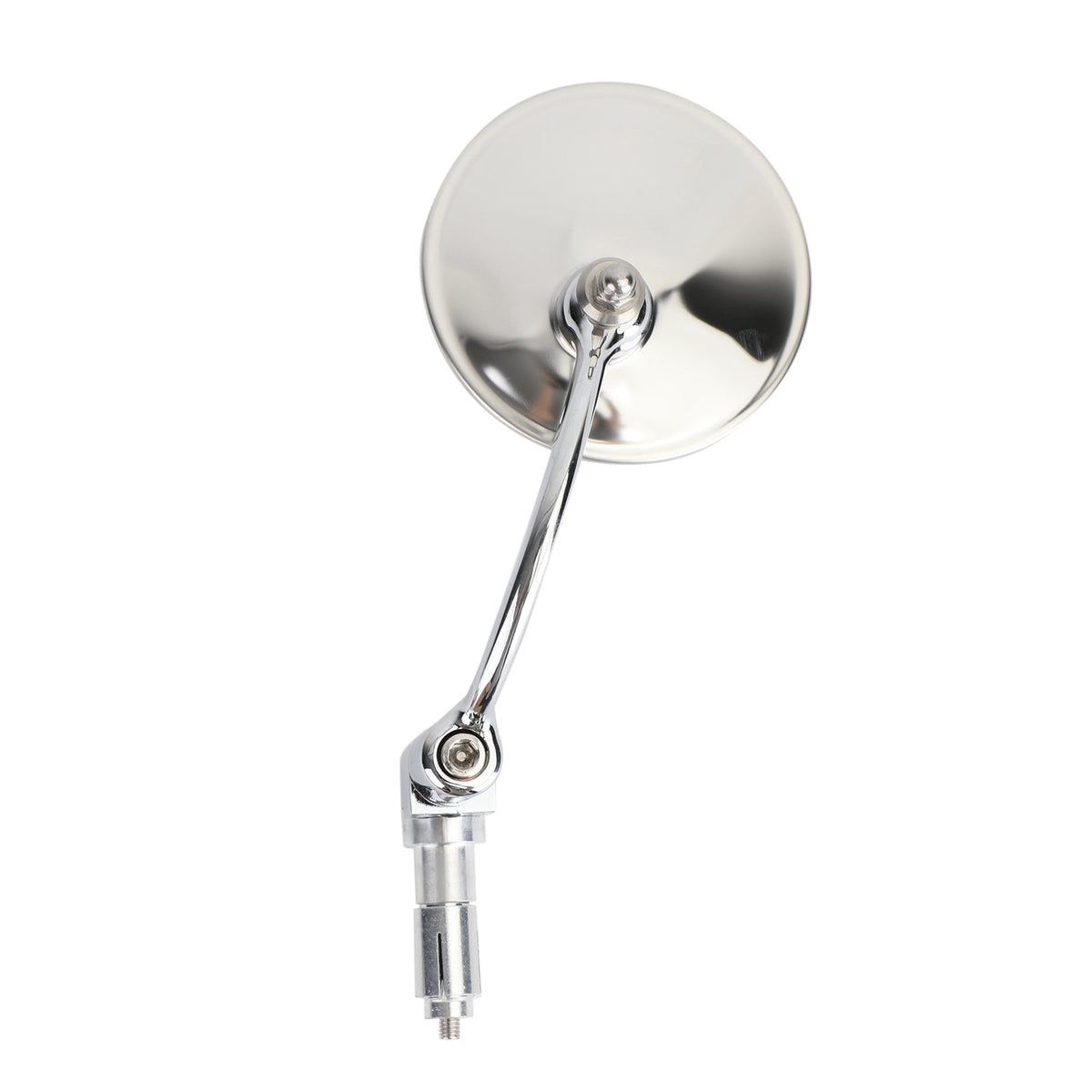 Cafe Racer Cruiser Custom Round Bar End Mirror Rearview Mirrors Chrome
