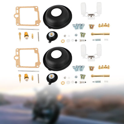 2X 1988-1998 Yamaha Virago XV750 Carburetor Carb Rebuild Repair Kit